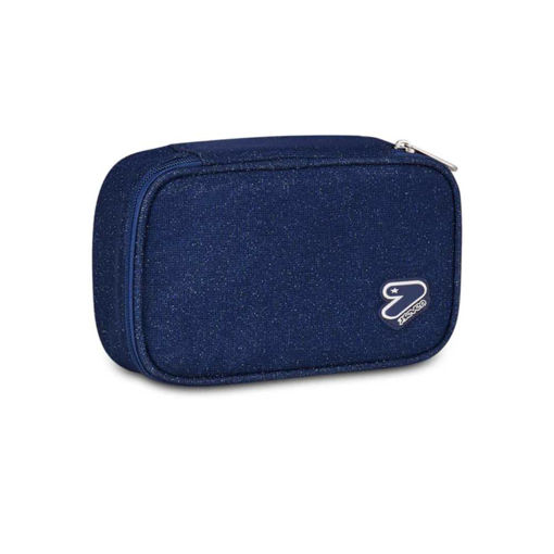 Picture of SEVEN ROUND BIG PLUS BLUE POLITE PENCIL CASE